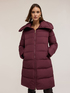 Long down jacket with wide collar image number 2