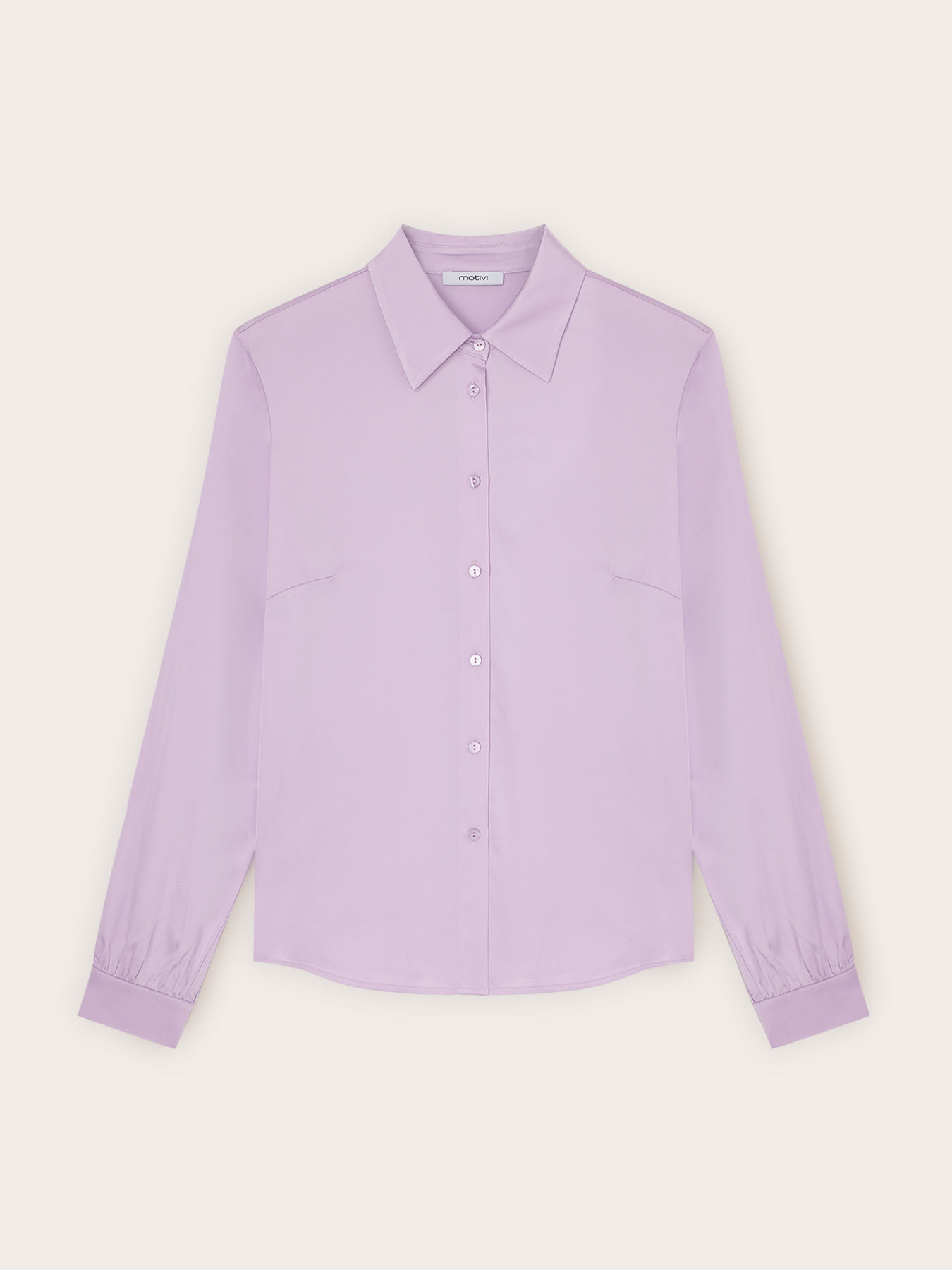 Camicia in raso di viscosa image number 3