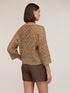 Ajour&eacute;-Strickpullover aus Wollmischung image number 1