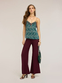 Cashmere print satin top image number 2