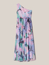 Vestito monospalla fantasia floreale image number 3