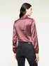 Satin blouse with bow image number 1
