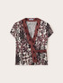 Kimono-Bluse mit Boho-Muster image number 4