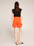 Shorts in cotone con cintura image number 1