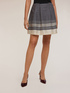 Striped pleated skirt image number 2