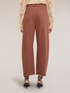 Balloon pants in cotton drill image number 1