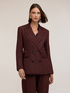 Blazer mit Nadelstreifen aus flie&szlig;endem Stoff image number 0