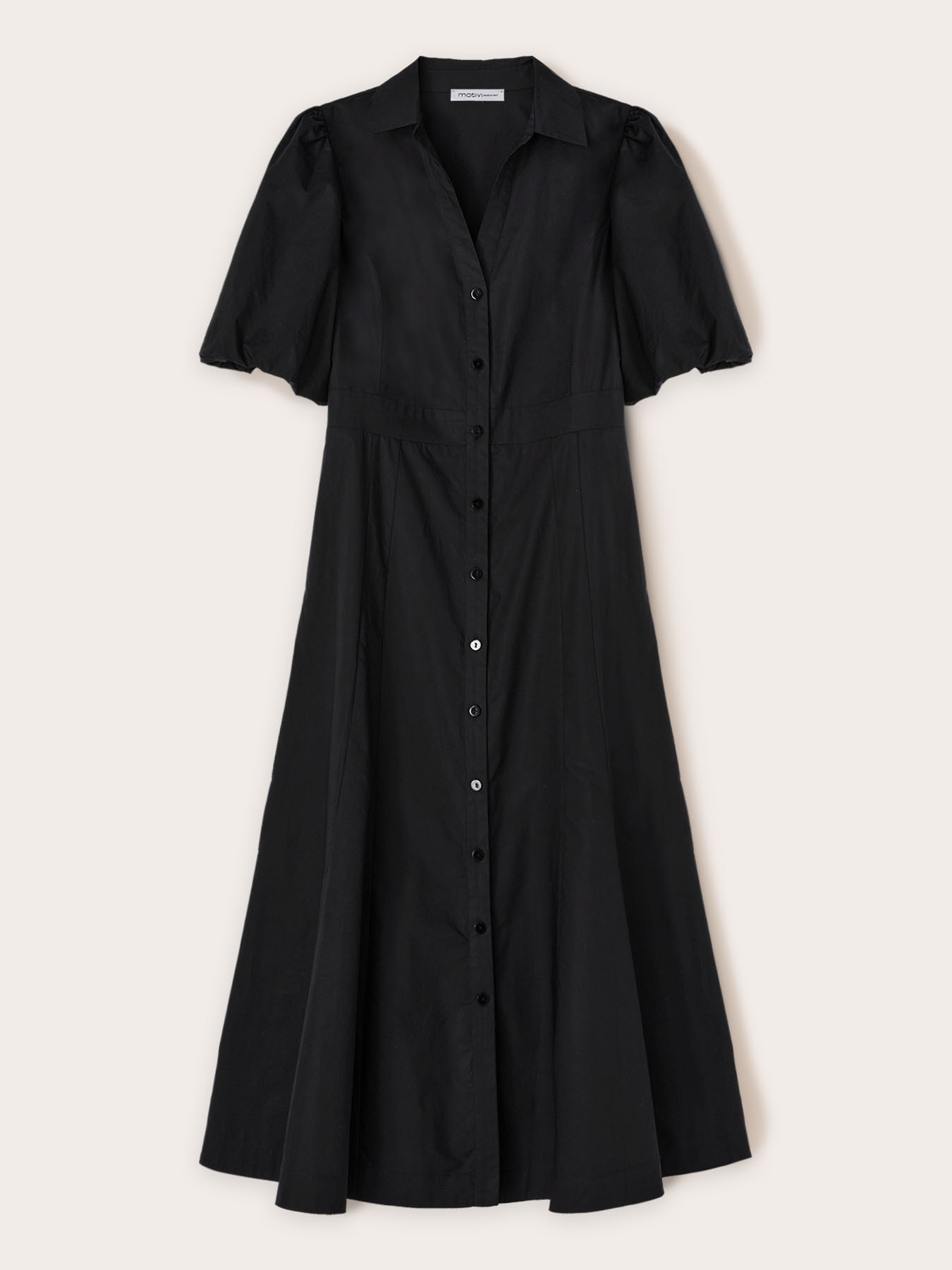 Vestito chemisier in popeline image number 4