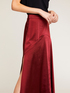 Heavy satin midi skirt image number 2
