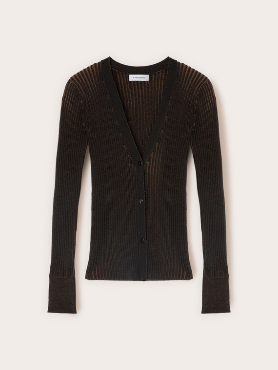 Cardigan c&ocirc;tel&eacute; vanis&eacute;