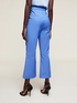 Solid colour kick flare trousers image number 1