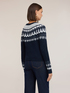 Fair-Isle-Strickpullover aus Alpaka-Mix mit Pailletten image number 1