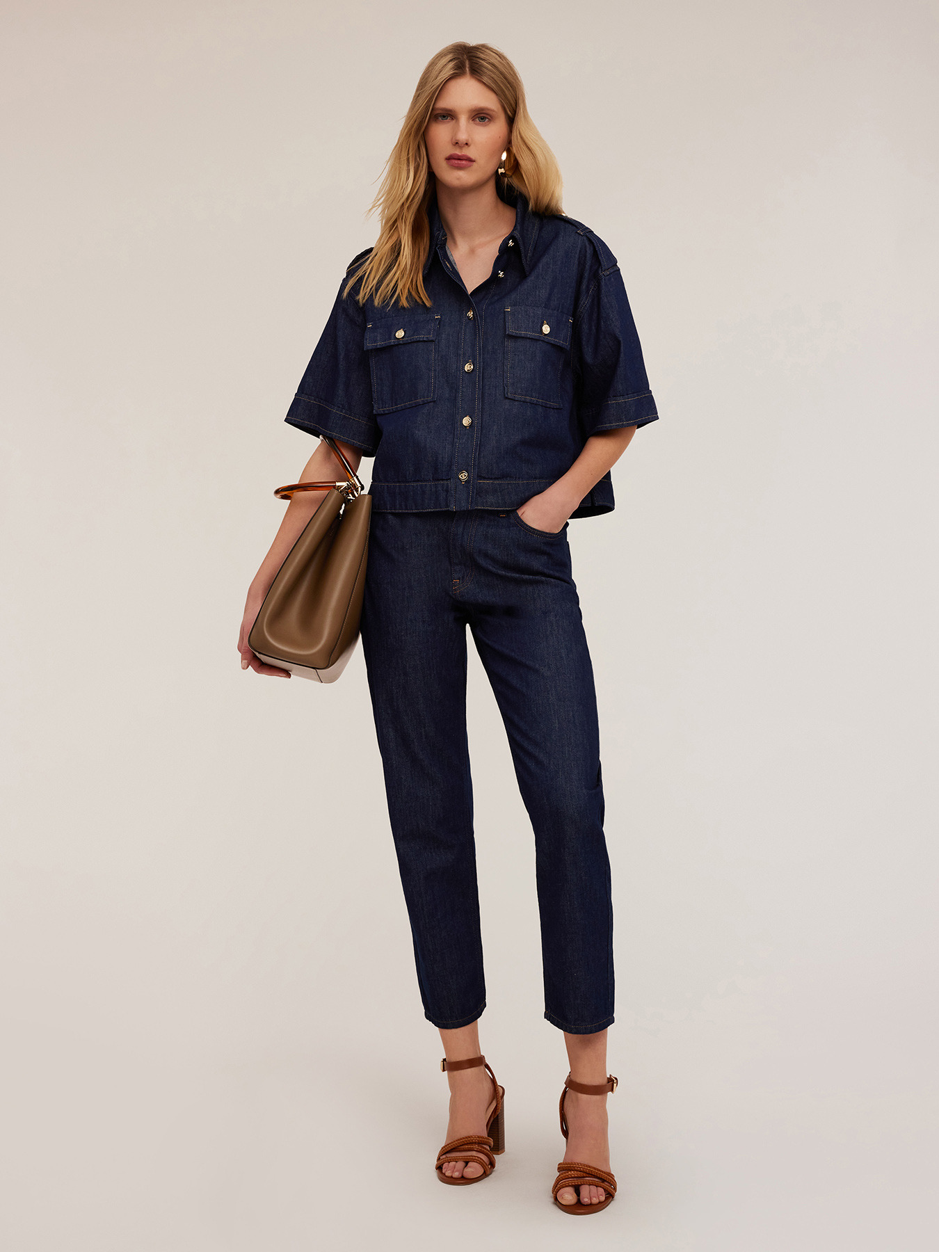 Boxy-Jeanshemd image number 0