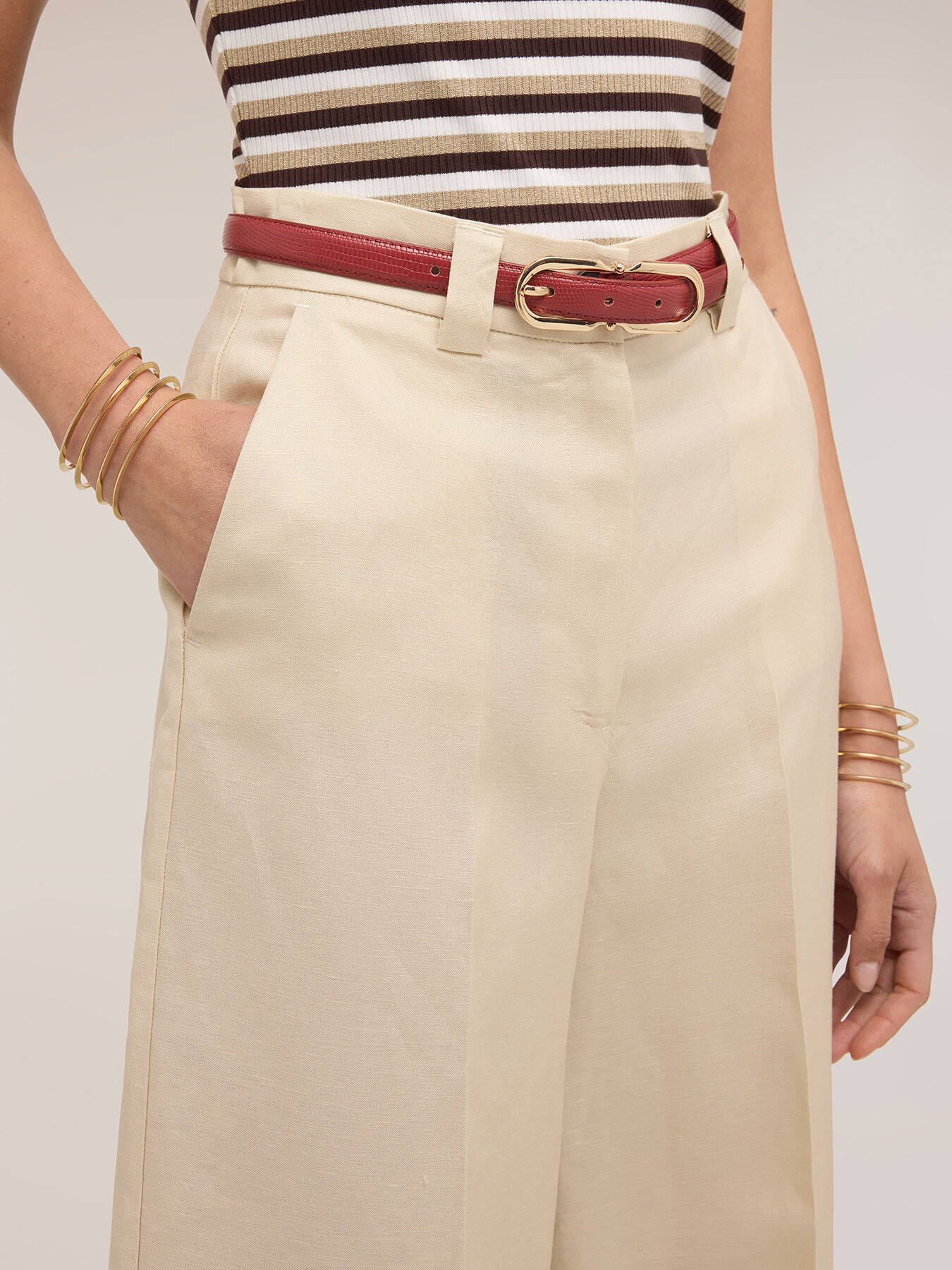 Lizard belt with buckle image number 0
