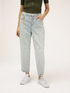Balloon fit trousers with embroidery image number 2