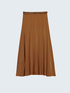 Jupe &agrave; panneaux en satin image number 3