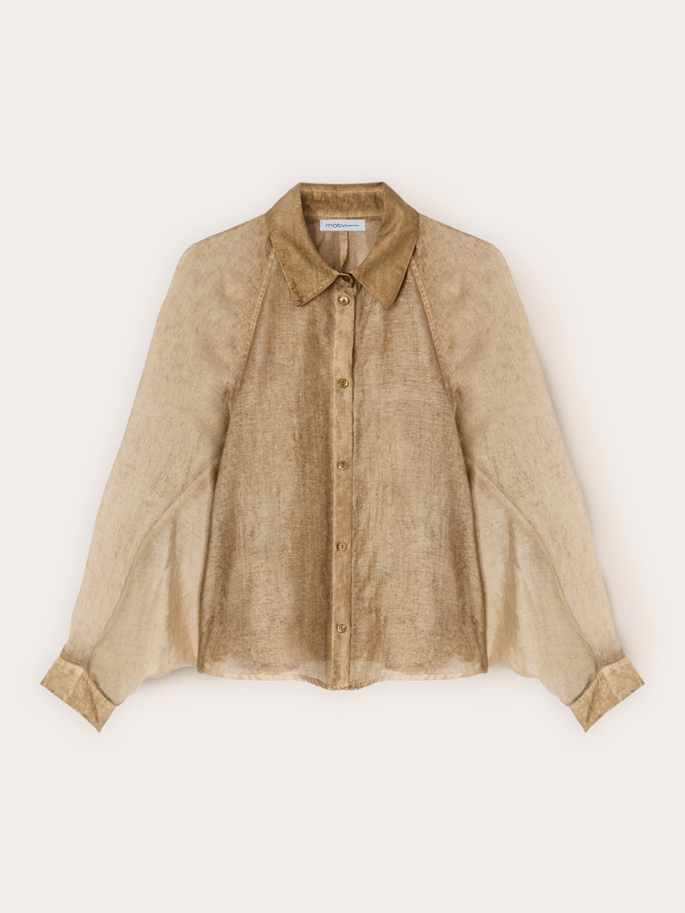 Camicia over misto lyocell image number 4