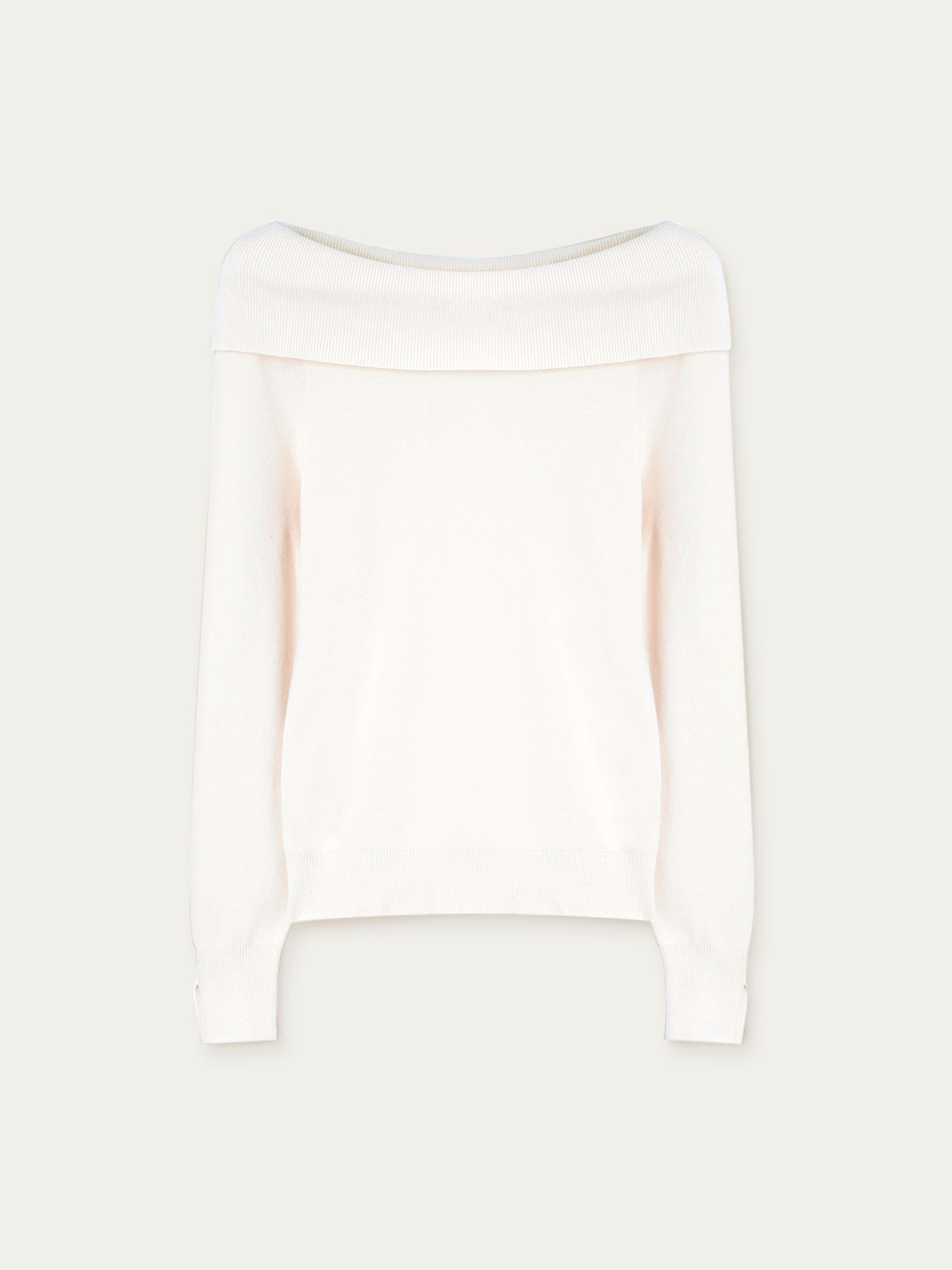 Jersey con hombros descubiertos de mezcla de viscosa image number 3