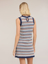 A-line crochet knit dress image number 1