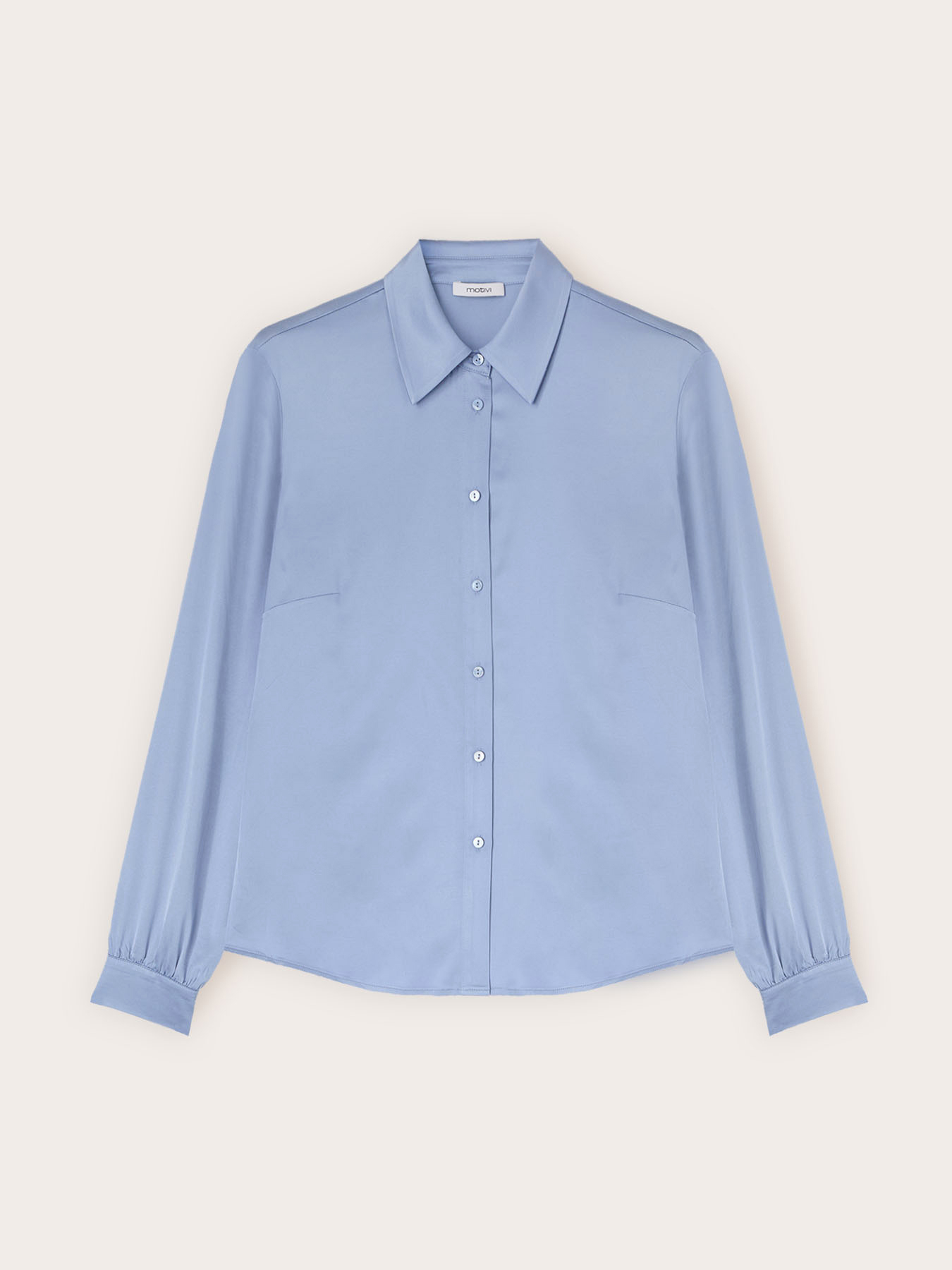 Camicia in raso di viscosa image number 3