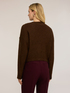 Perforated knit mohair blend cardigan image number 1