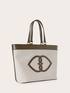 Shopping bag in canvas con manici image number 3