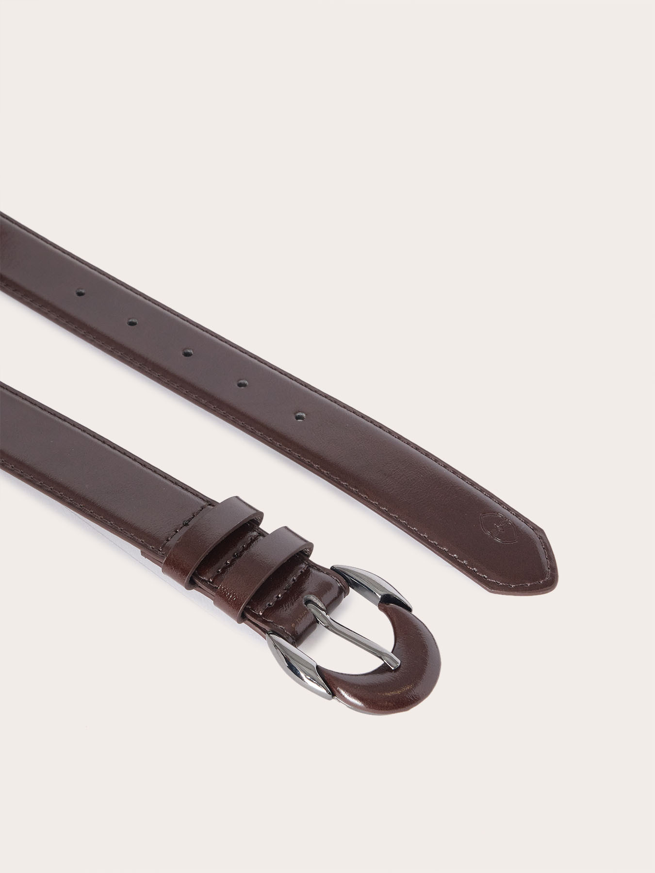 Covered buckle belt image number 1