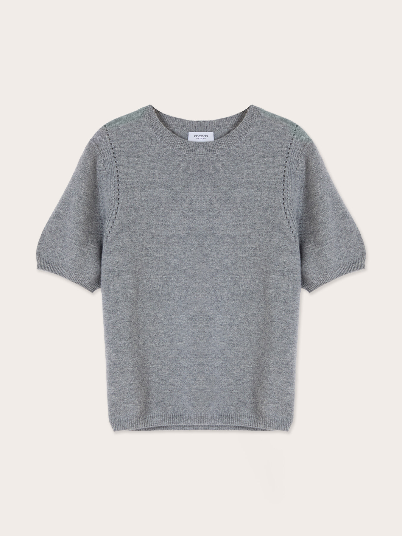 Cashmere sweater with openwork detail image number 4