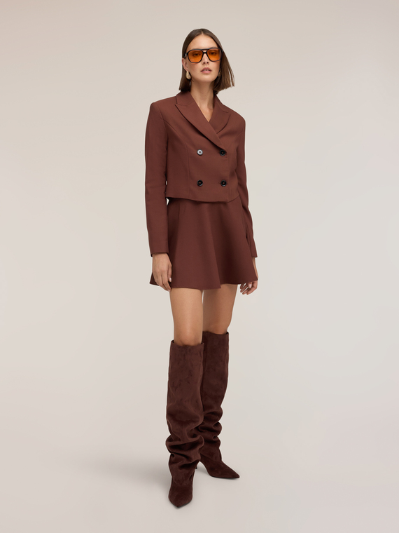 Fustă mini evazată