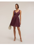 Robe &eacute;vas&eacute;e en voile de coton avec d&eacute;collet&eacute; en V image number 2