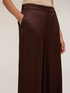 Palazzo pants in viscose satin image number 3