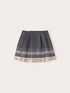 Striped pleated skirt image number 4