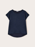 Two-material T-shirt image number 3