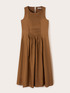 Vestito con pieghe n popeline image number 4