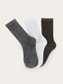 Set of short socks with lurex image number 0