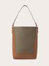 Borsa a secchiello in canvas image number 0