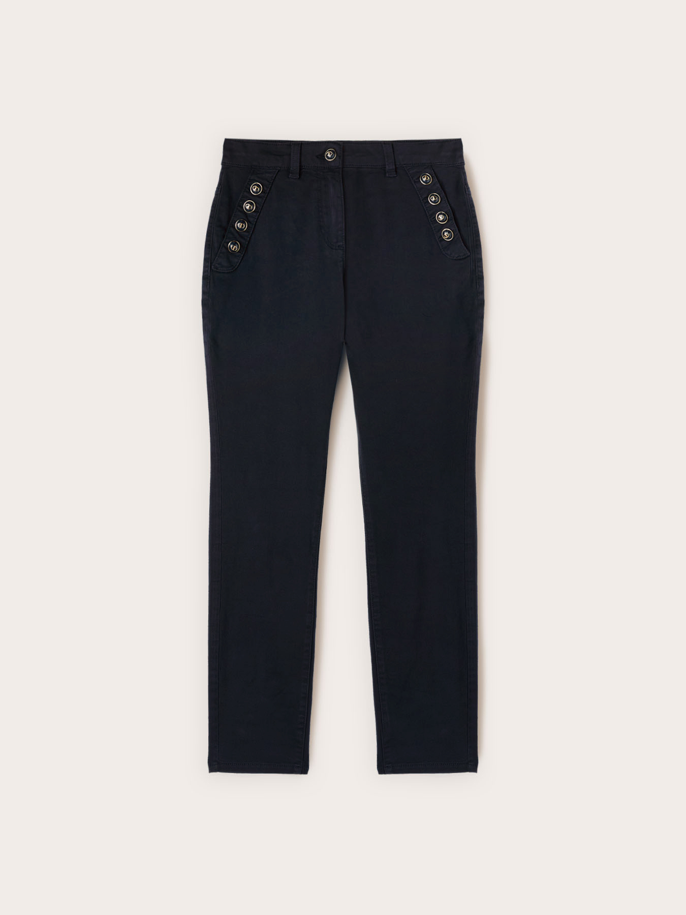 Slim-Hose aus Baumwoll-Drill image number 4