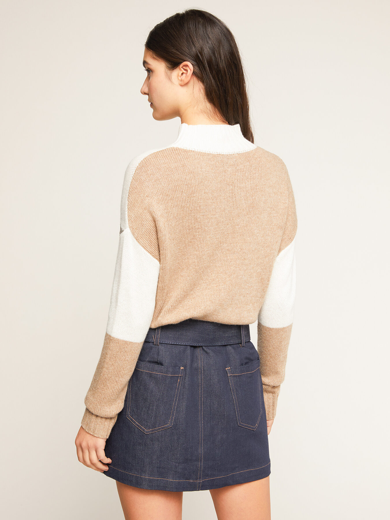 Chevron pattern sweater image number 1