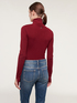 Solid colour turtleneck sweater image number 1