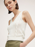 Knit top with lurex trim image number 2