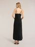 Langes Lingerie-Kleid aus Satin image number 1