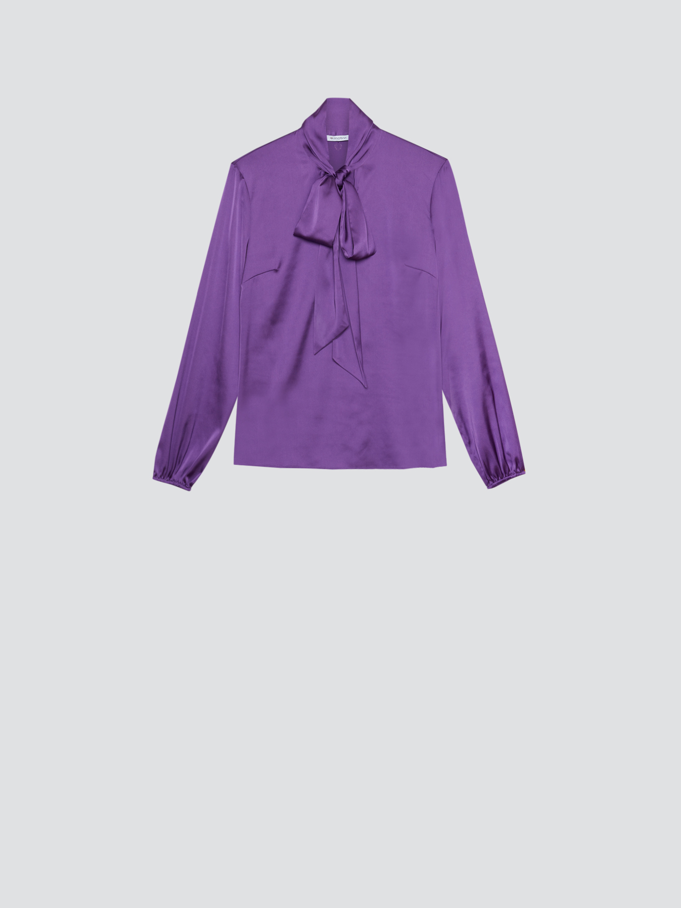 Satinbluse mit Schleife image number 3