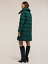 Long down jacket with wide collar image number 1