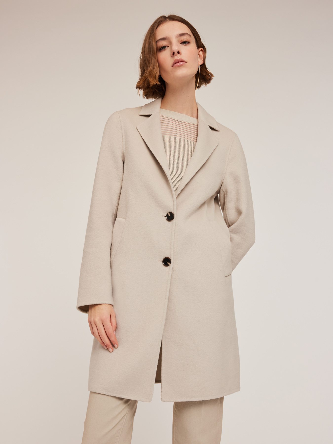Unlined wool coat image number 0