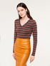 Maglia a righe lurex image number 0