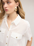 Muslin shirt with pockets image number 0