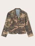 Camouflage patterned single-breasted jacket image number 4