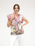 Cashmere patterned satin blouse image number 2