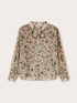 Floral patterned chiffon blouse image number 4