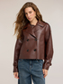 Kurzer Doppelreiher-Trenchcoat mit Schulterklappen image number 3